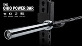 Rogue 45LB Ohio Power Bar - Black Zinc