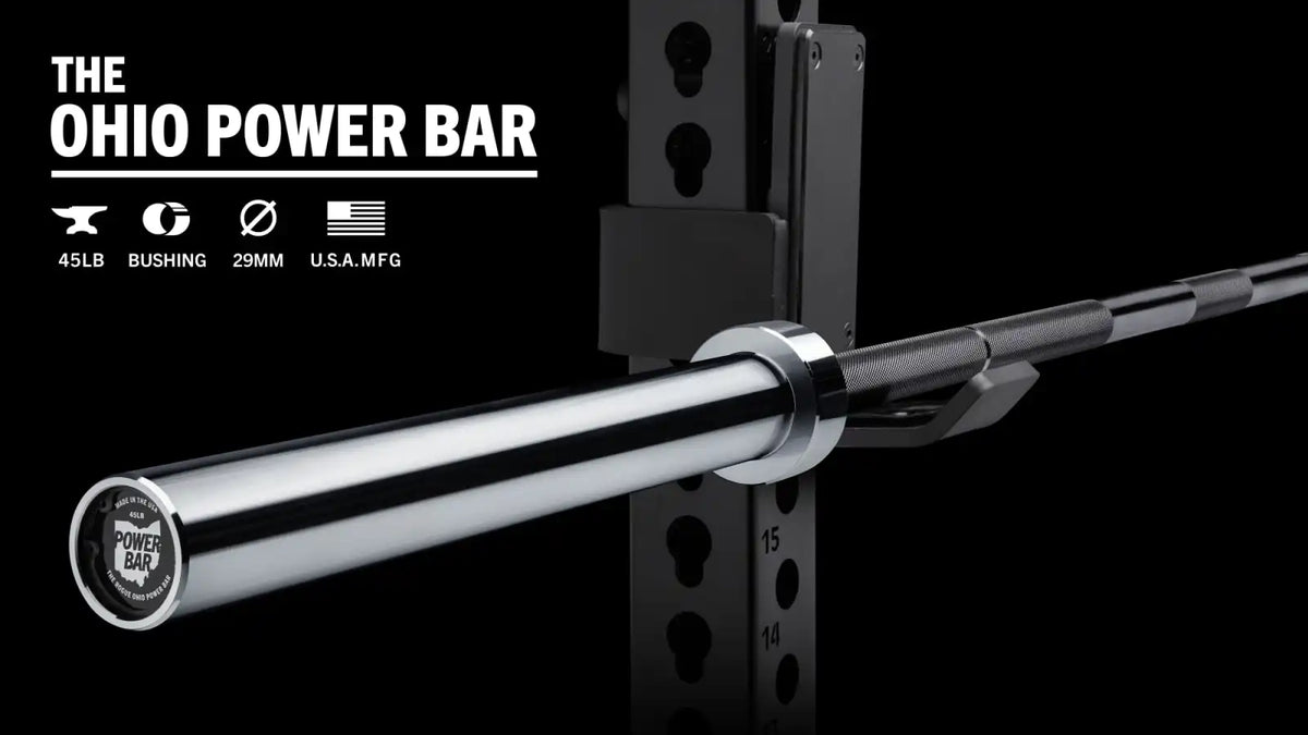 Rogue 45LB Ohio Power Bar - Black Zinc