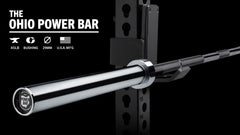 Rogue 45LB Ohio Power Bar - Black Zinc